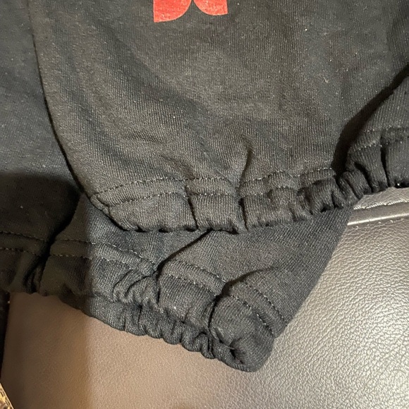 Reebok Black Sweatpants with Red Logo 2XL - Picture 6 of 12